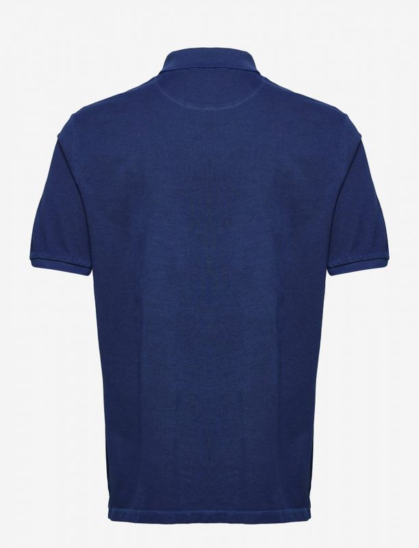Lyle & Scott Washed Polo Shirt Dark Navy