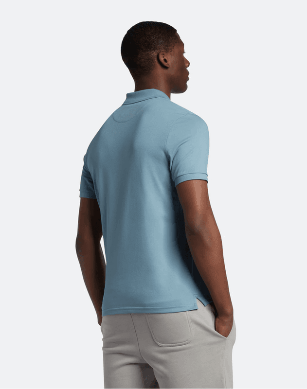 Lyle & Scott Plain Polo Shirt Skipton Blue
