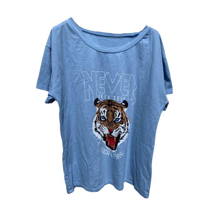 Hovedbilde Mozzaar Tiger Tshirt Light Blue