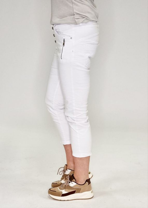 Nelly Capribukse Hvit