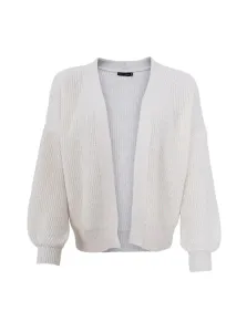 Bilde av Black Colour Strikket Cardigan Offwhite