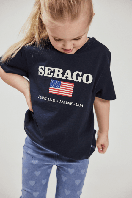 Hovedbilde Sebago Junior T-skjorte Navy