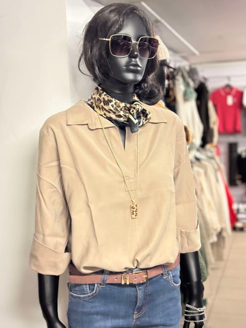 Hovedbilde Fransa Somie Bluse Desert Taupe