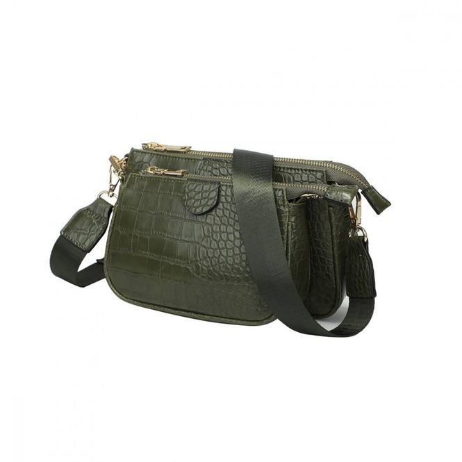 Hovedbilde Star Collection Dobbel Clutch Olivengrønn