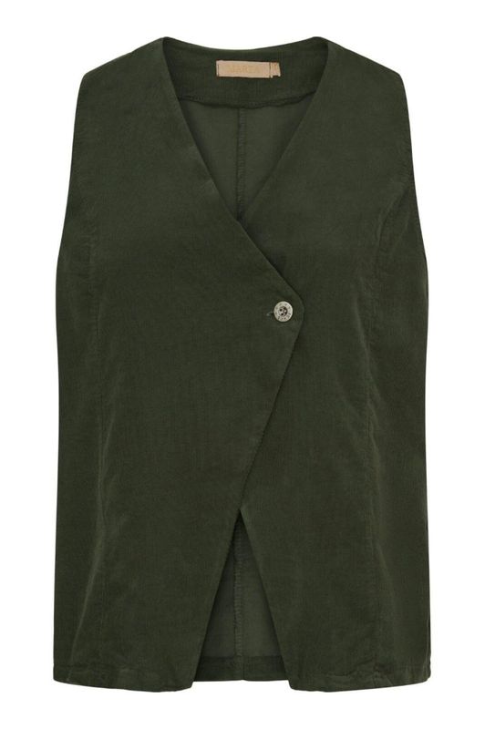 Hortense Babyfløyel Vest Military