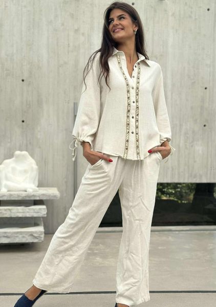 Pepper Tilla Skjorte Beige