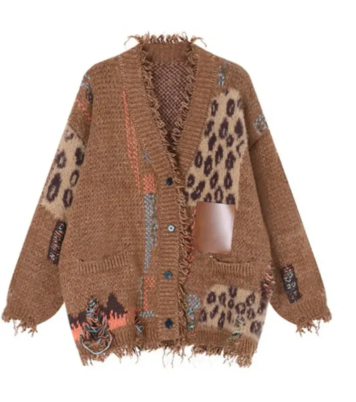 Mille Ripped Boho Cardigan