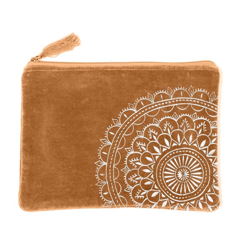 Pouch Velvet Yellow