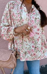 Hovedbilde Love Forever Susanne Blouse Offwhite Flower