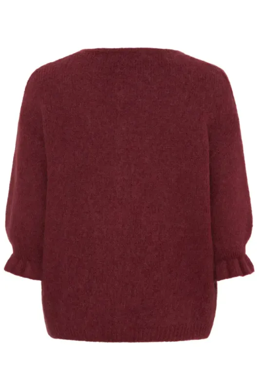 Marta DC Juliana Strikkecardigan Vino