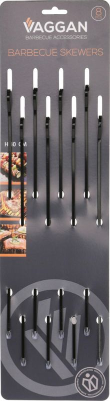 Grillspyd BBQ rustfritt metal