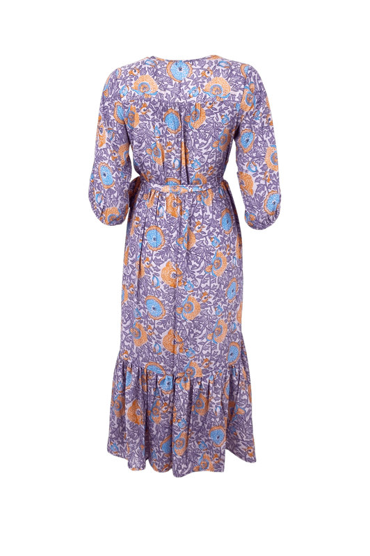 Black Colour Boho Wrap Dress (flere farger)